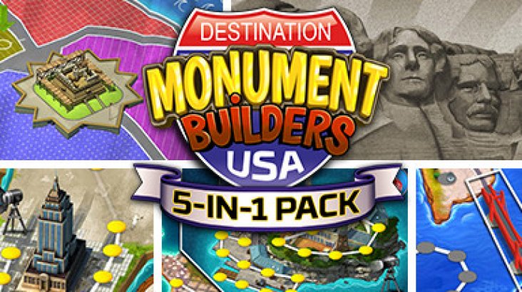 5-in-1 Pack — Monument Builders: Destination USA
