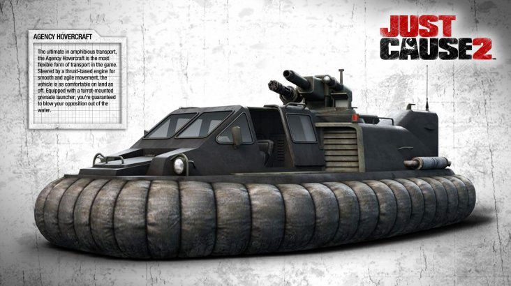 Just Cause 2: Agency Hovercraft