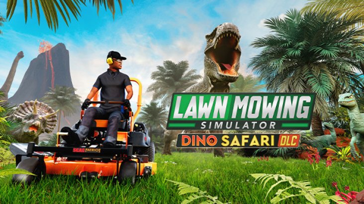 Lawn Mowing Simulator: Dino Safari
