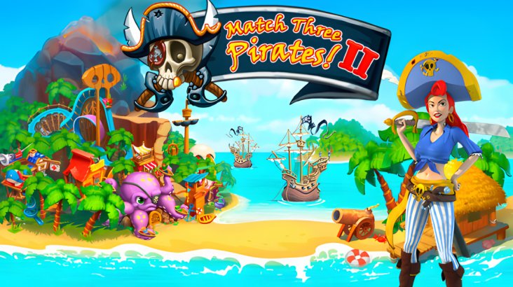 Match Three Pirates 2