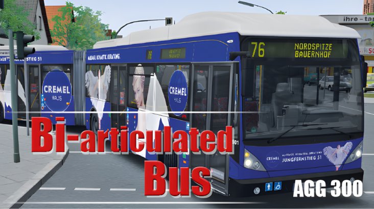 OMSI 2 Add-On Doppelgelenkbus AGG 300