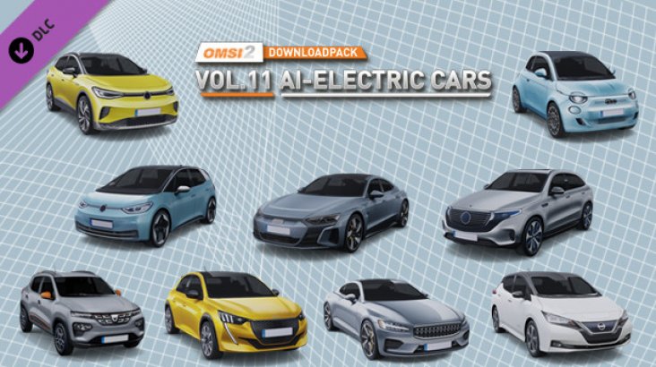 OMSI 2 Add-on Downloadpack Vol. 11 – AI-Electric Cars