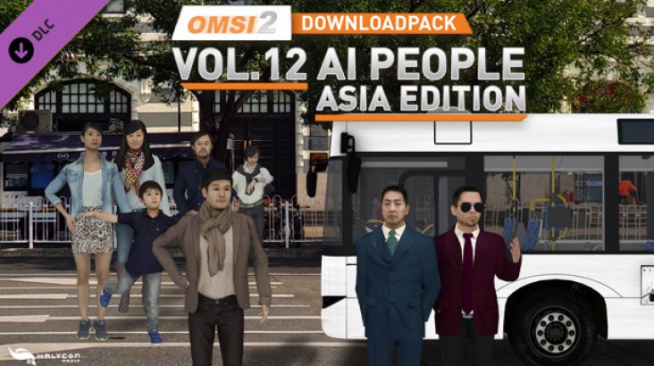 OMSI 2 Add-on Downloadpack Vol. 12 –  AI People — Asia Edition