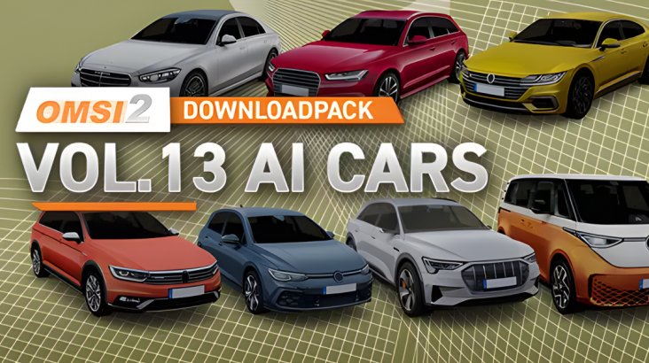 OMSI 2 Add-on Downloadpack Vol. 13 — AI Cars