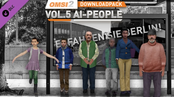 OMSI 2 Add-on Downloadpack Vol. 5 – KI-Menschen