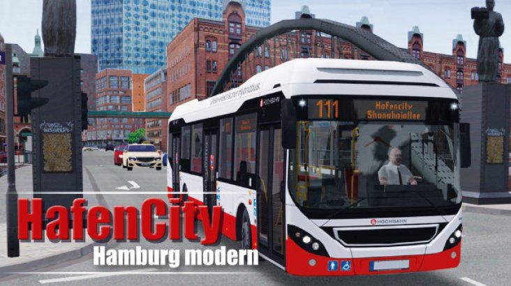 OMSI 2 Add-On HafenCity — Hamburg modern
