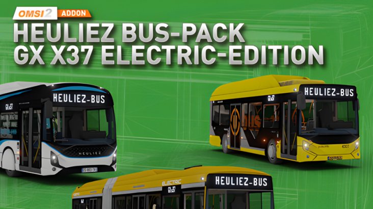 OMSI 2 Add-on Heuliez Bus Pack GX x37 Electric Edition