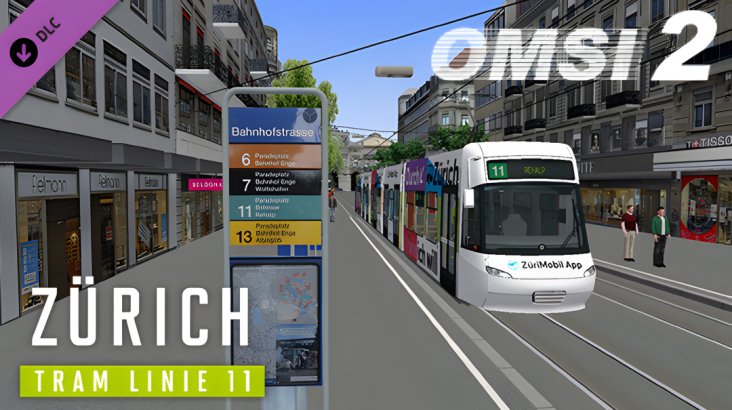 OMSI 2 Add-on Zürich Tram Linie 11