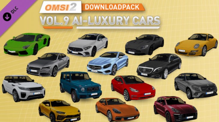 OMSI 2 Downloadpack Vol. 9 — AI Luxury Cars