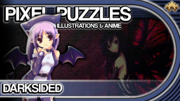 Pixel Puzzles Illustrations & Anime — Jigsaw Pack: Dark Sided