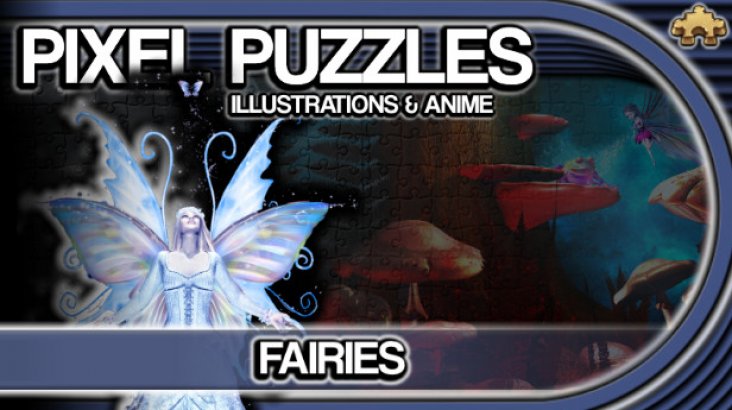 Pixel Puzzles Illustrations & Anime — Jigsaw Pack: Fairies