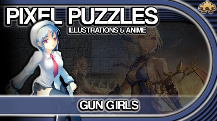 Pixel Puzzles Illustrations & Anime — Jigsaw Pack: Gun Girls