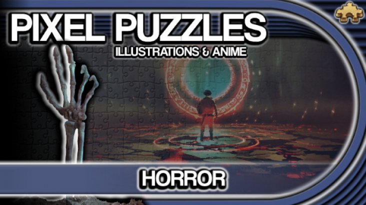 Pixel Puzzles Illustrations & Anime — Jigsaw Pack: Horror