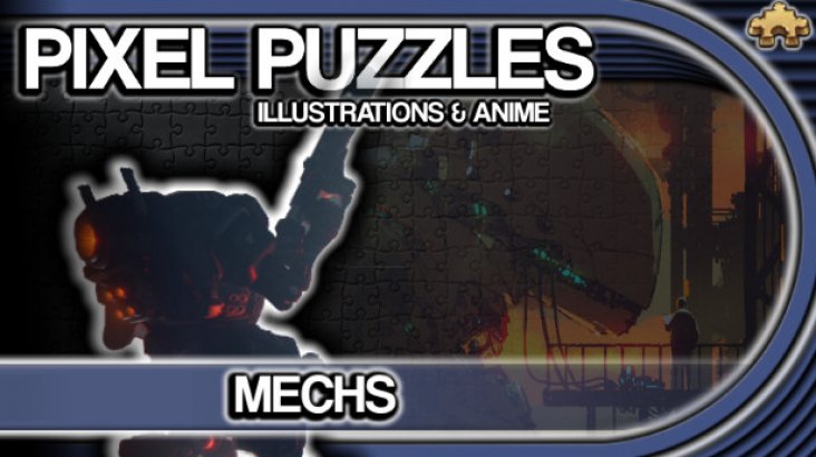 Pixel Puzzles Illustrations & Anime — Jigsaw Pack: Mechs