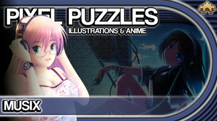 Pixel Puzzles Illustrations & Anime — Jigsaw Pack: Musix