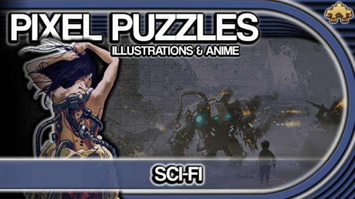 Pixel Puzzles Illustrations & Anime — Jigsaw Pack: Sci-Fi