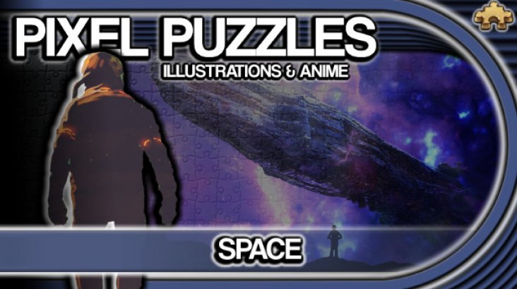 Pixel Puzzles Illustrations & Anime — Jigsaw Pack: Space