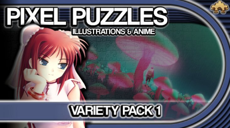 Pixel Puzzles Illustrations & Anime — Jigsaw Pack: Variety Pack 1