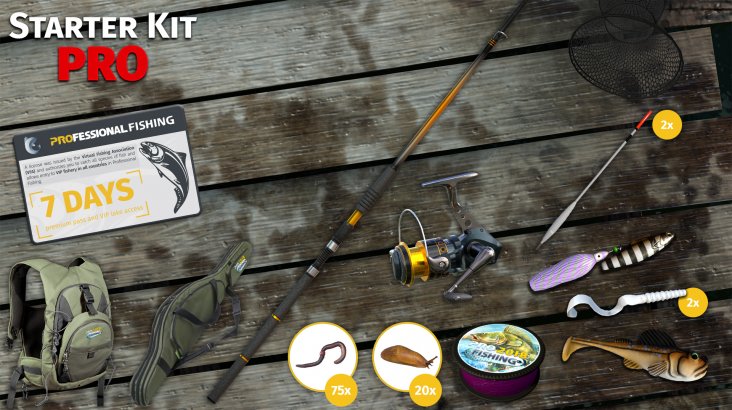 Professional Fishing — Starter Kit Pro