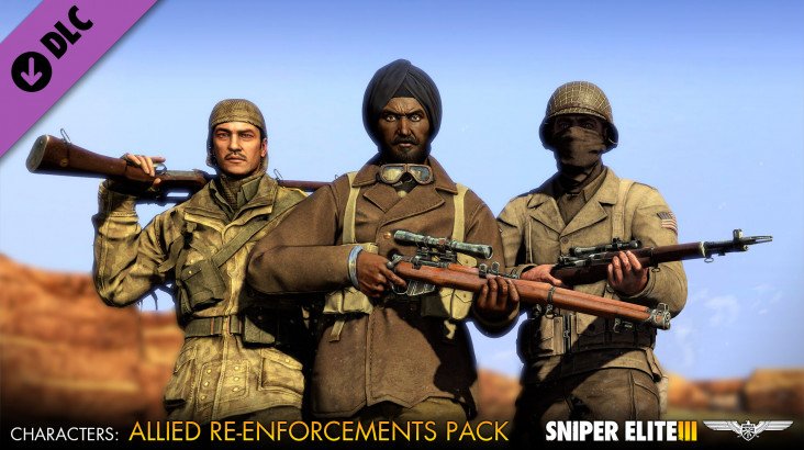 Sniper Elite 3 Allied Reinforcements Outfit Pack