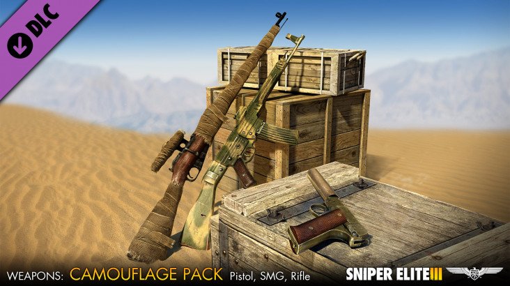 Sniper Elite 3 Camouflage Weapons Pack