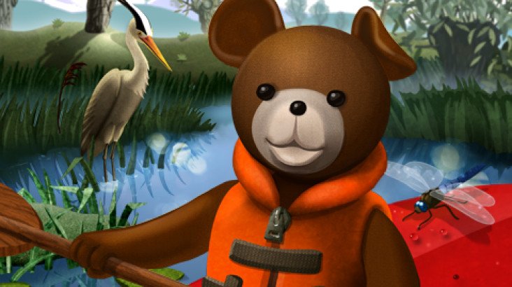 Teddy Floppy Ear — Kayaking