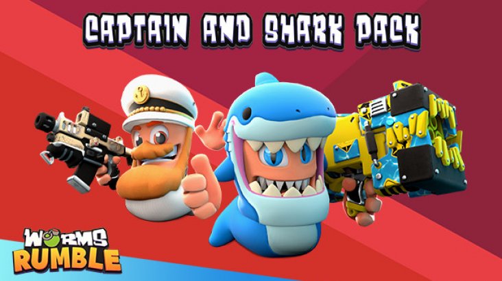 Worms Rumble: Captain & Shark Double Pack