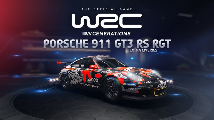 WRC Generations — Porsche 911 GT3 RS RGT Extra liveries